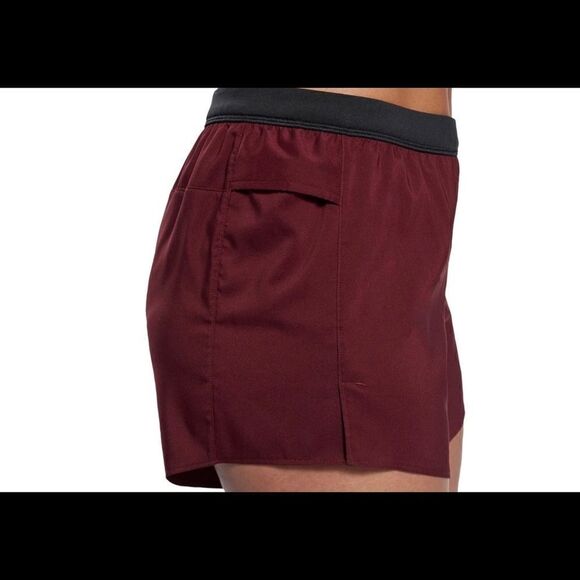 REEBOK Women’s Athletic Shorts - Maroon - Picture 4 of 9